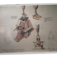 Pre-production drawing of droid-torturing rig